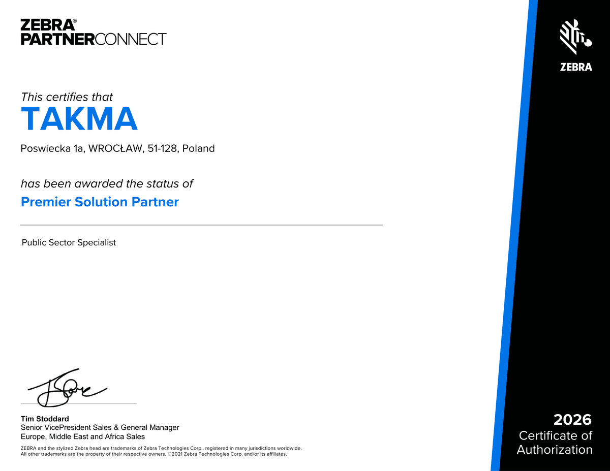 Dokument: Certyfikat Public Sector Specialist