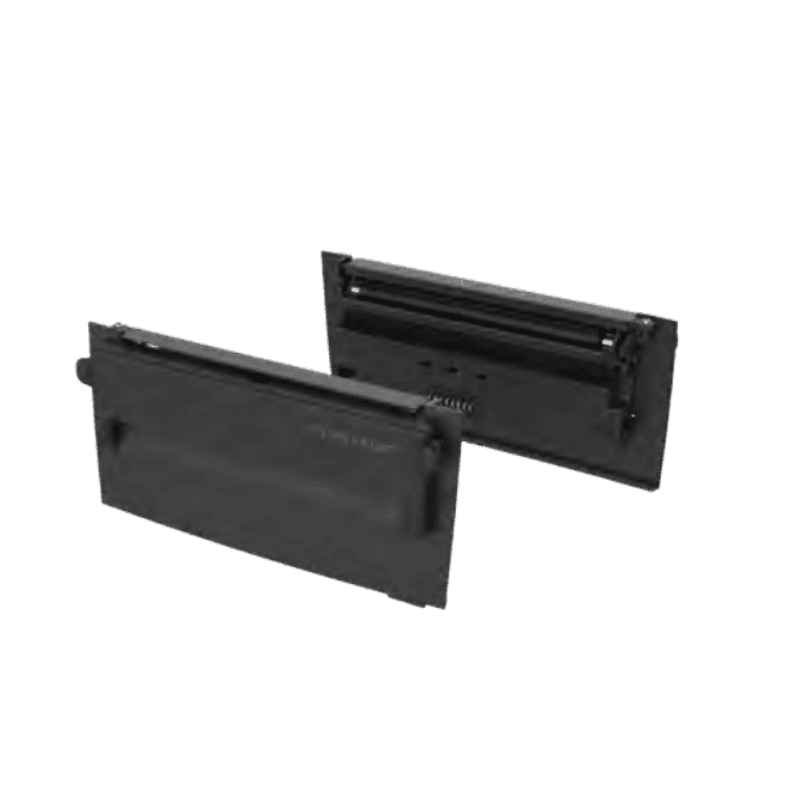 Odklejak (self-strip) Honeywell 205-187-001 do drukarki PC45d — dwa moduły, widoczny mechanizm separacji linera