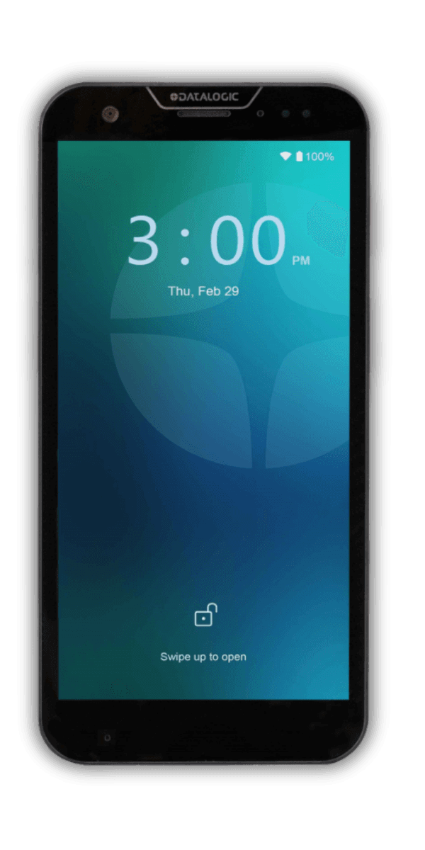 Datalogic Memor 30 — widok z przodu, ekran 6 cali FHD+ z Gorilla Glass 5 i skaner Halogen
