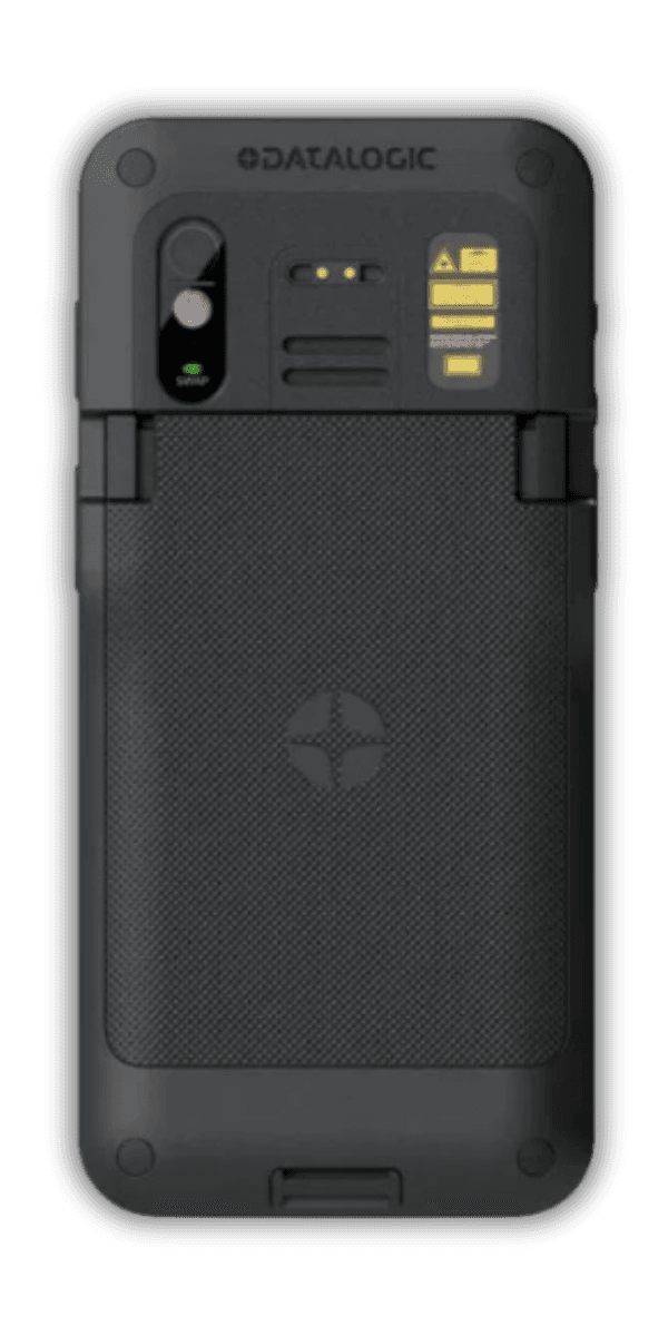 Datalogic Memor 35 — widok z tyłu, obudowa rugged IP68 z kamerą 13 MP i modułem 5G