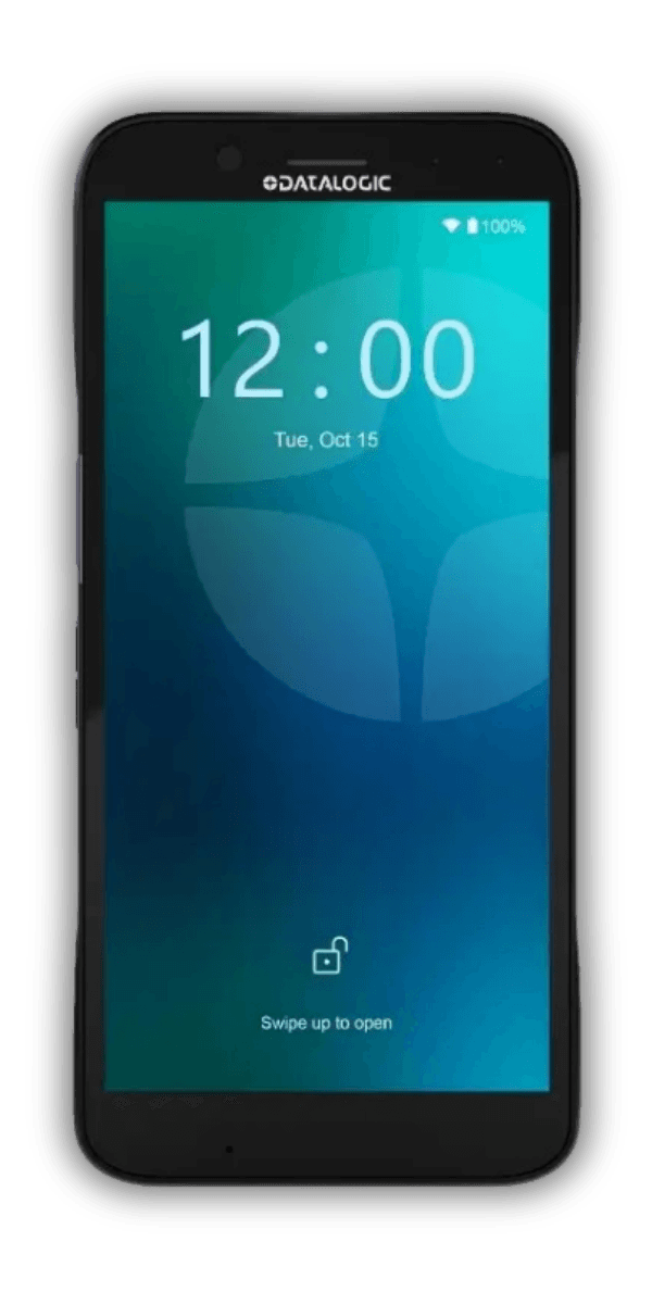 Datalogic Memor 12 — widok z przodu, ekran 6 cali FHD+ z Gorilla Glass 7 i skaner Halogen