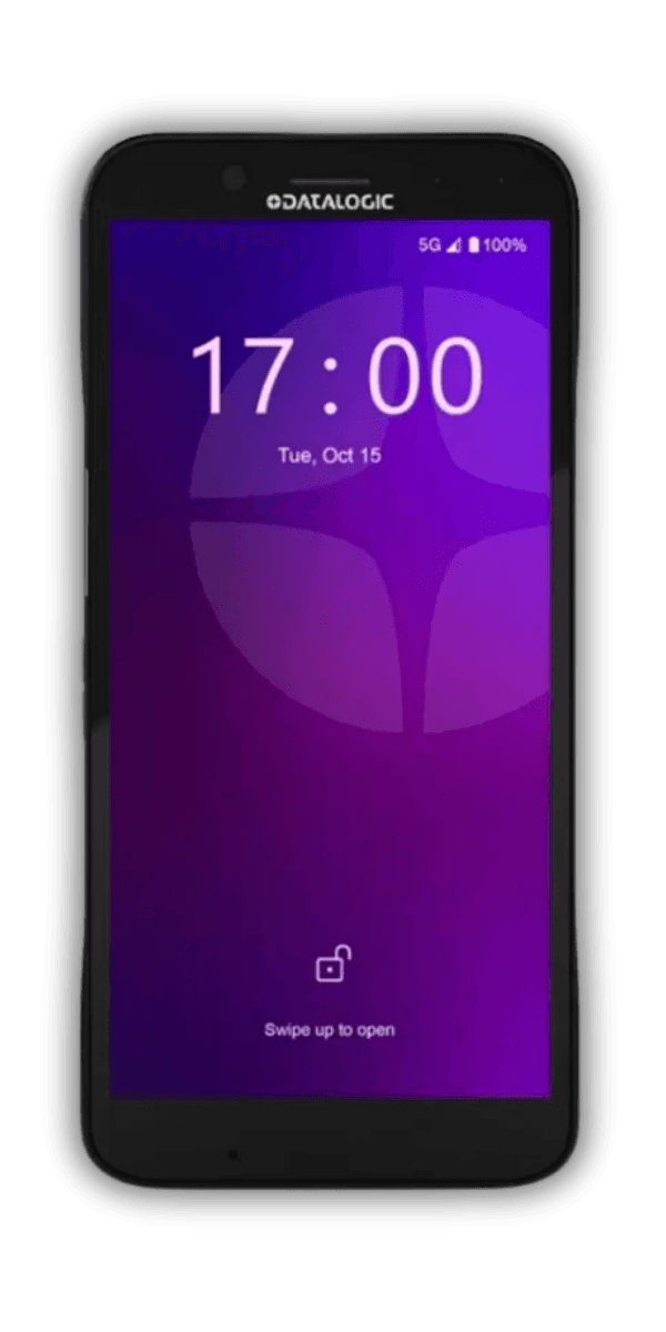 Datalogic Memor 17 — widok z przodu, ekran 6 cali FHD+ z Gorilla Glass 7 i skaner Halogen