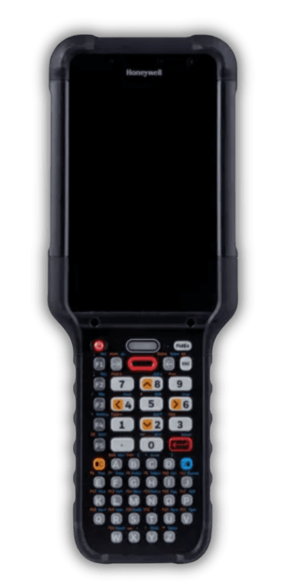 Honeywell CK67 — widok z przodu, ekran 4,3 cale z klawiaturą 51-klawiszową