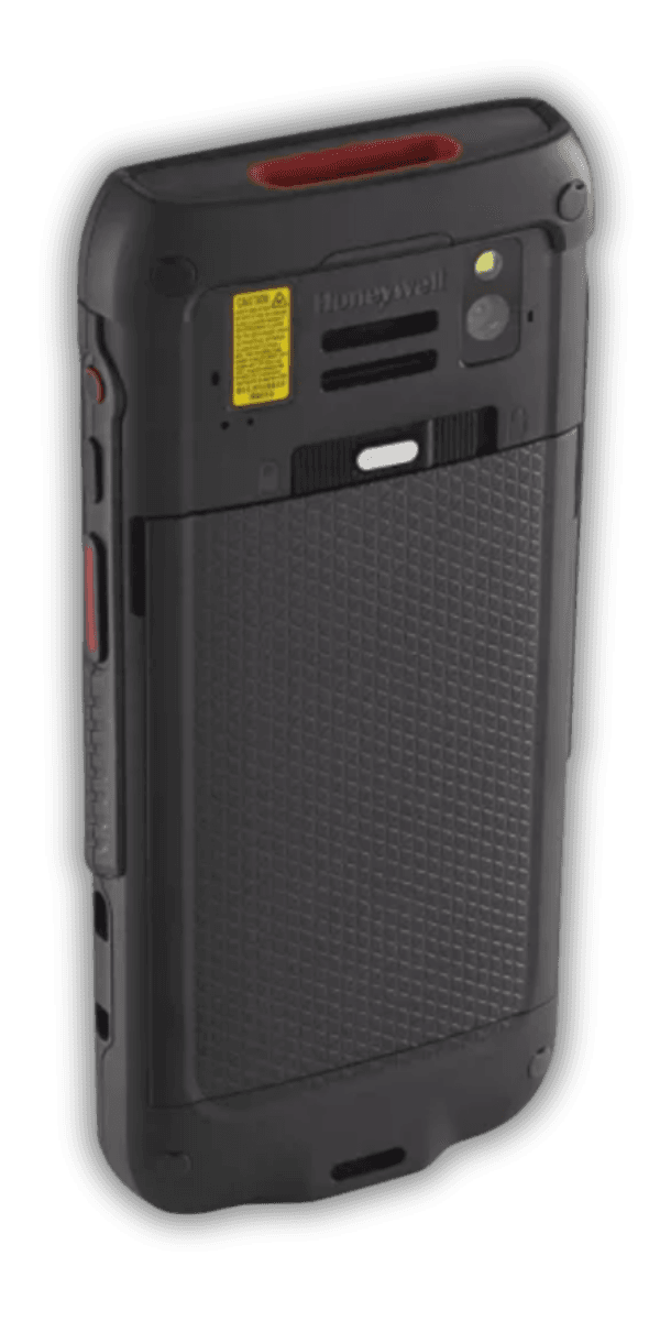 Honeywell CT47 — widok z tyłu, kamera 13 MP i okno skanera