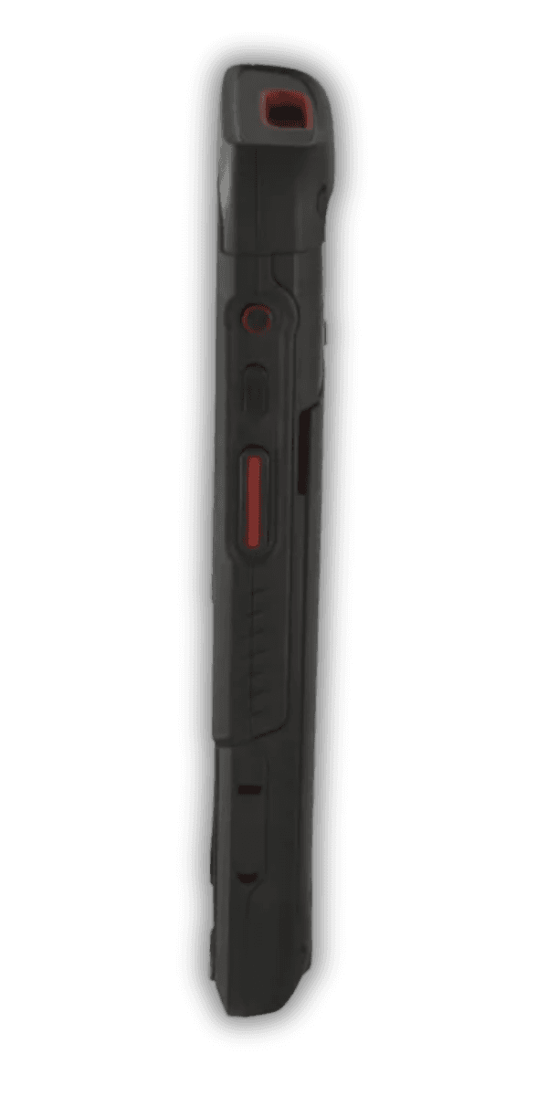 Honeywell CT47 — widok z bootem ochronnym Hi-Vis (żółty)