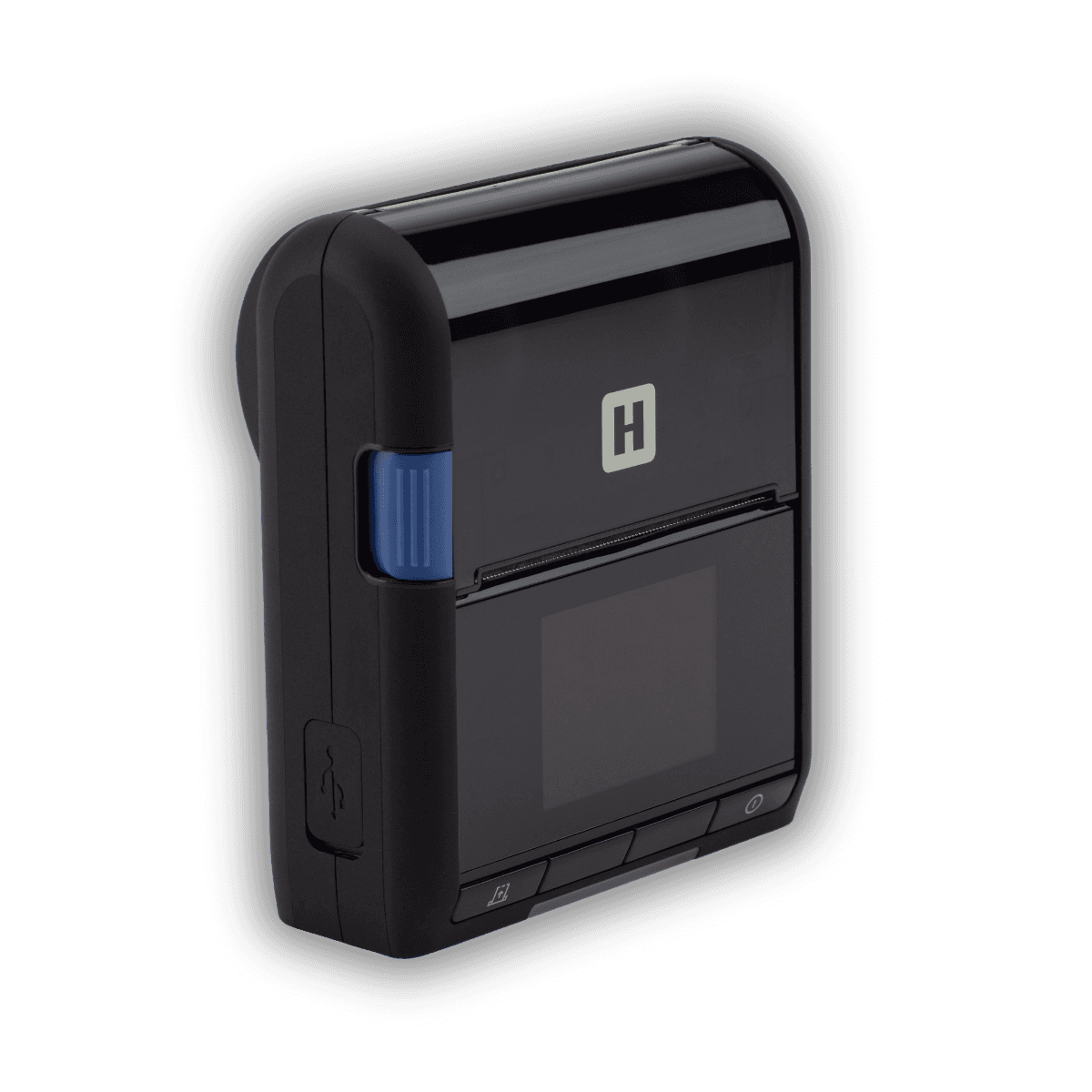 Honeywell LNX3 — mobilna drukarka etykiet 3 cale, widok z przodu z kolorowym wyświetlaczem 2,4 cala