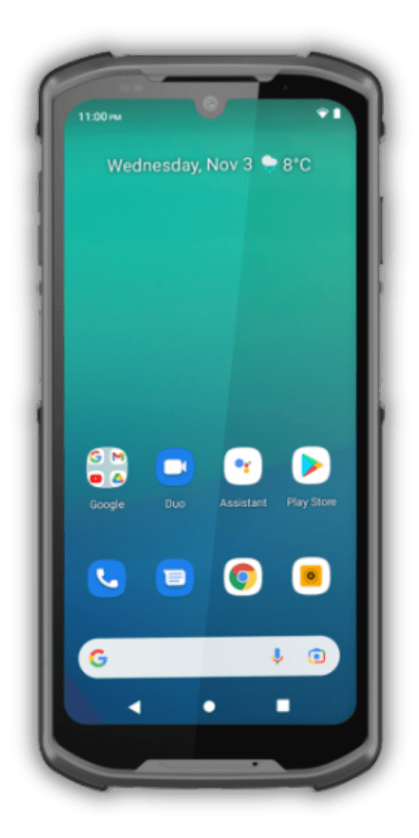 Newland MT95 Kambur Pro II — widok z przodu, ekran 6.1 cala z Android 13 i wzmocniona obudowa IP67