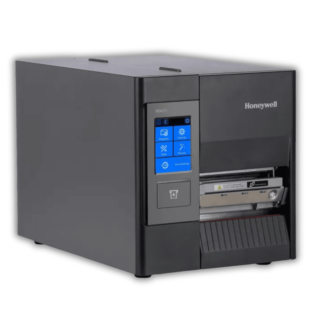 Honeywell PD45 — widok z przodu, metalowa obudowa półprzemysłowa z ekranem dotykowym 3,5"