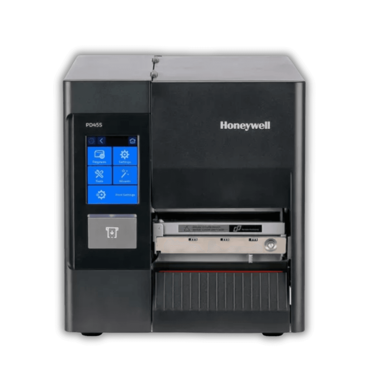 Honeywell PD45 — widok z boku, panele interfejsów i komora mediów