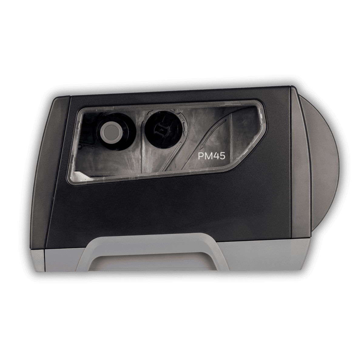 Honeywell PM45 — widok z tyłu, panele interfejsów i komora mediów