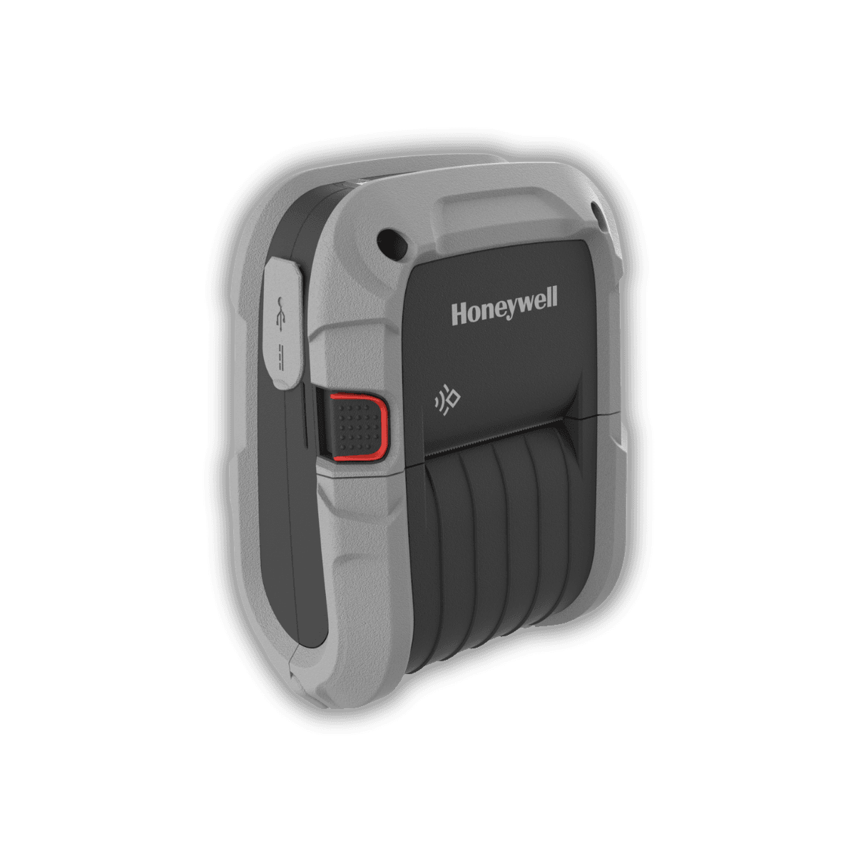 Honeywell RP2f — mobilna drukarka 2 cale nowej generacji, widok z przodu z klapką mediów