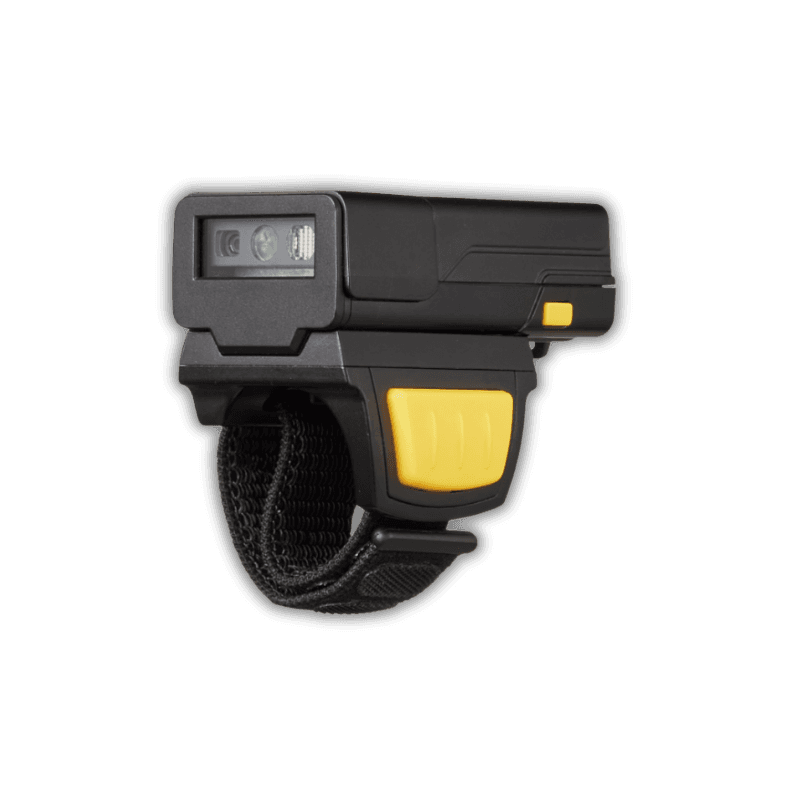 M3 WR15 — skaner pierścieniowy noszony na palcu, kompaktowa obudowa, diody LED