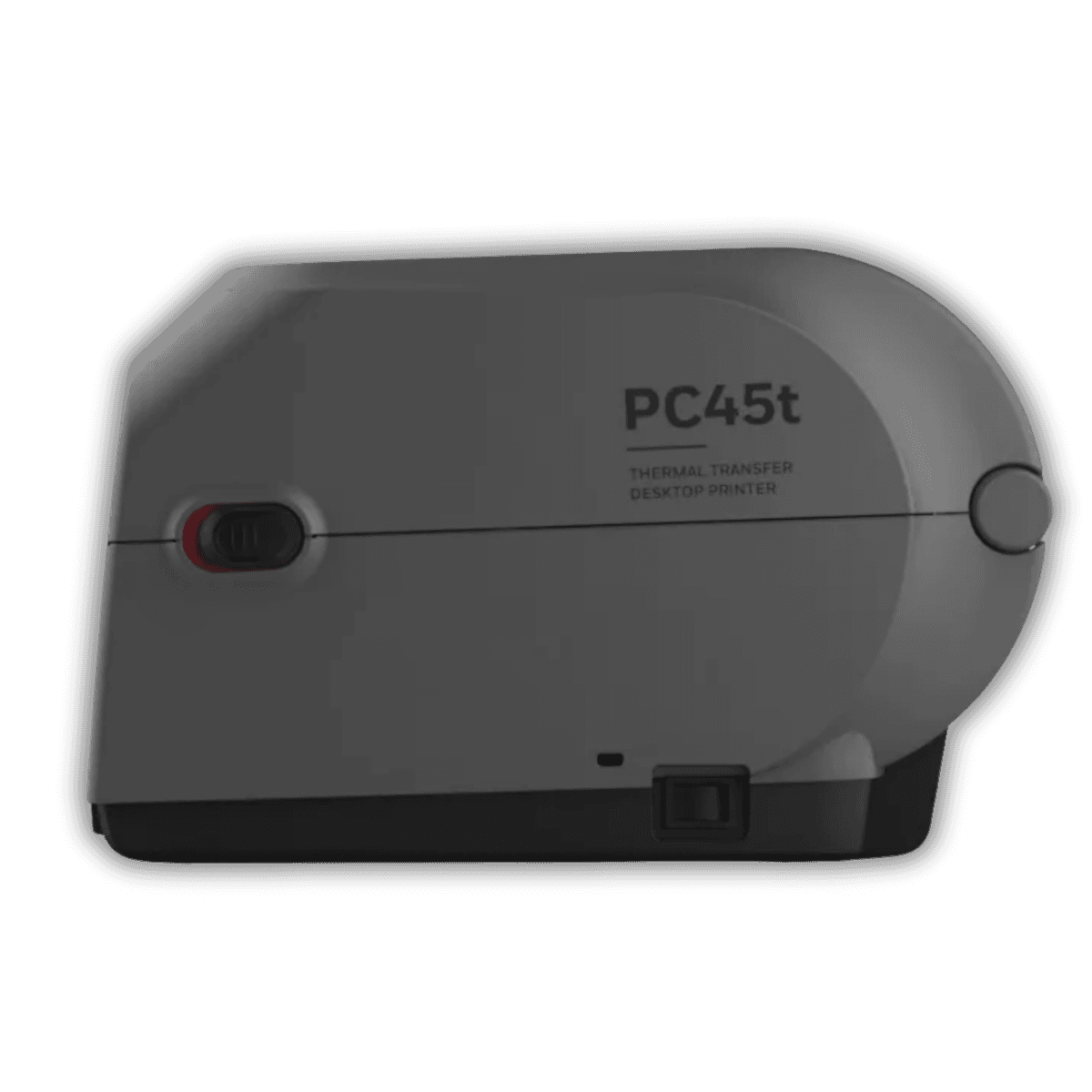 Honeywell PC45t — widok z przodu, ekran dotykowy LCD 3,5" i pokrywa mediów