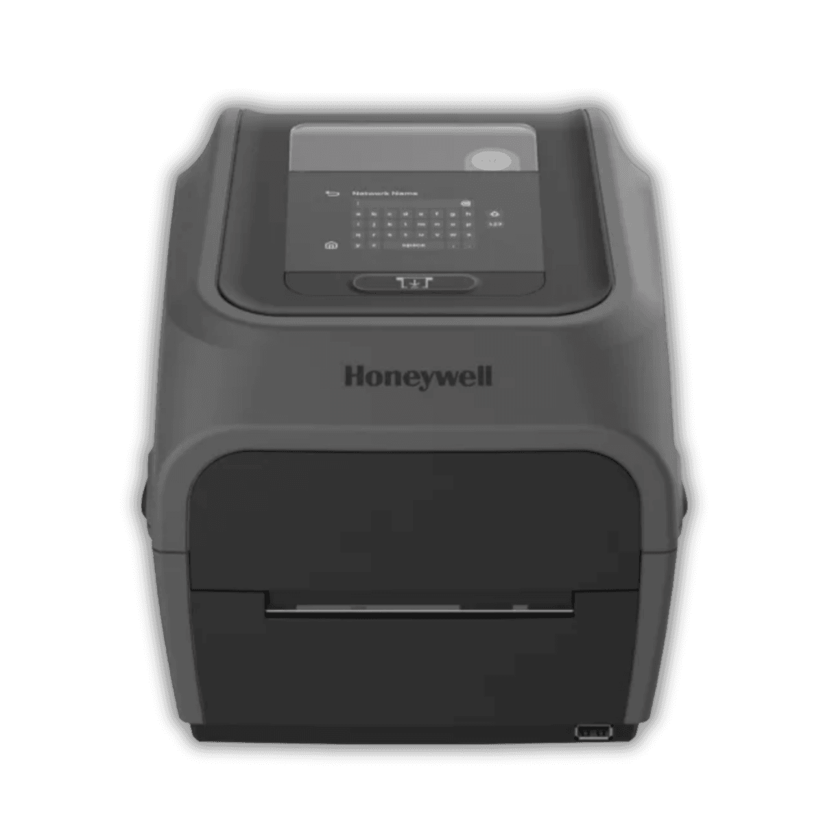 Honeywell PC45t — widok z boku, porty USB i Ethernet