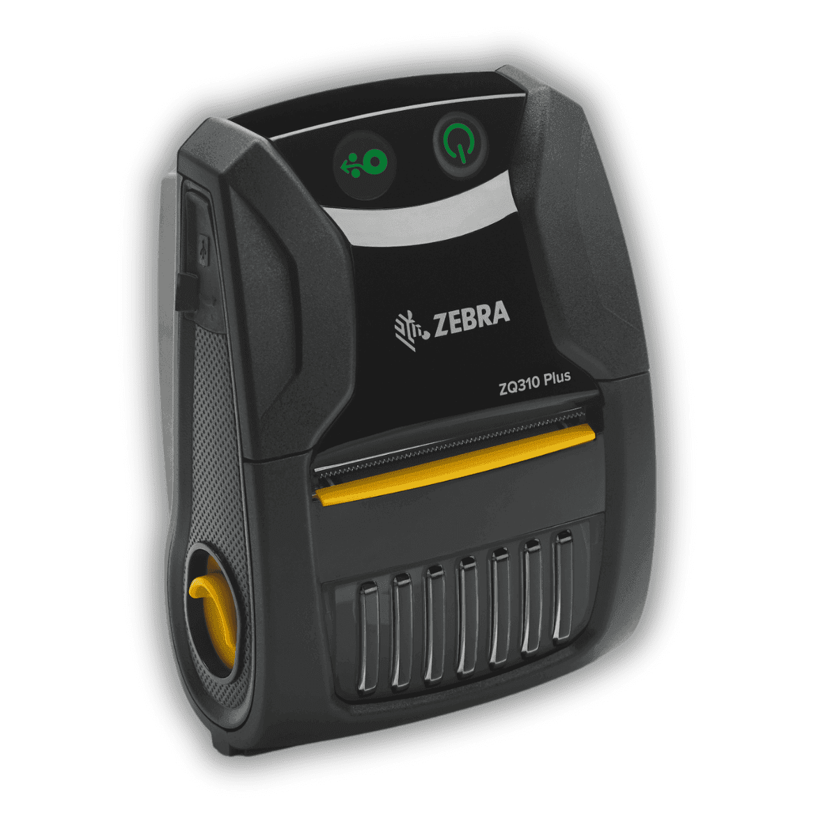 Mobilna drukarka Zebra ZQ310 Plus Outdoor — widok z przodu, kompaktowa konstrukcja IP54