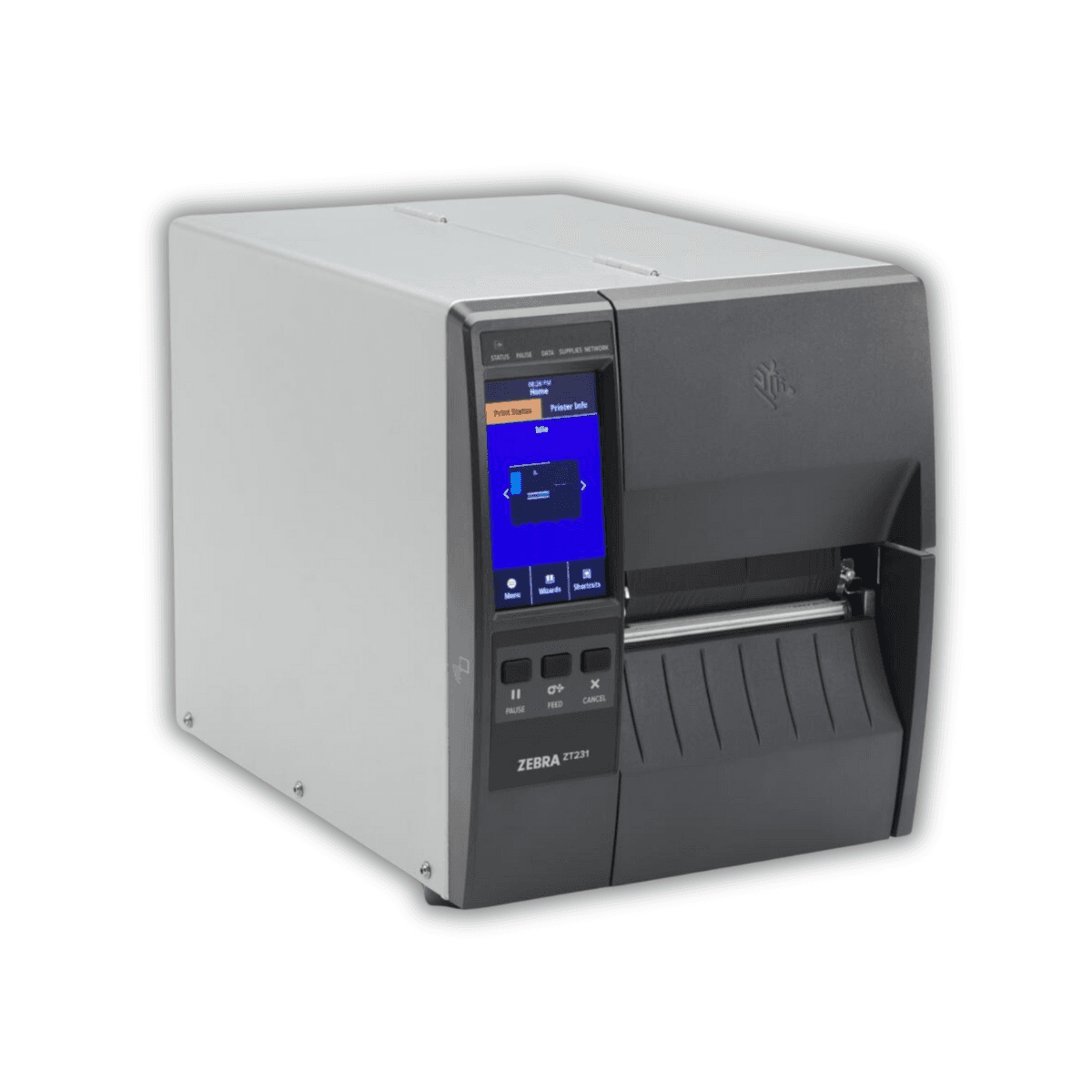 Zebra ZT231 — widok z przodu