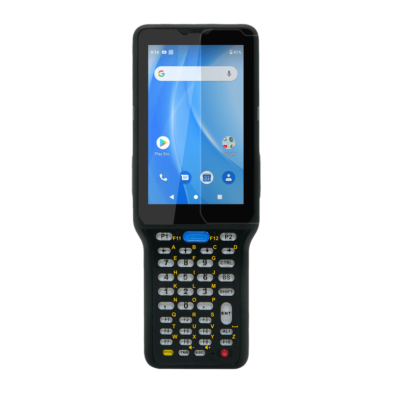 Szkło ochronne 9H Unitech 5400-900069G do HT730 Plus — terminal z klawiaturą 38 klawiszy z przezroczystym szkłem nałożonym na ekran