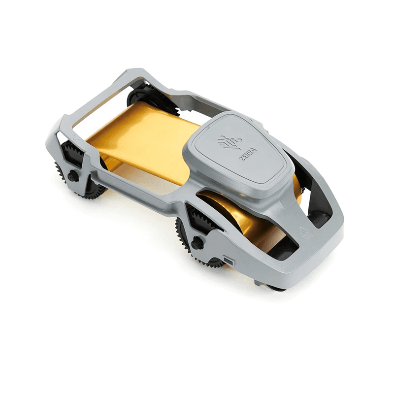 Kaseta ze złotą taśmą metaliczną Zebra 800300-306 do drukarek kart ZC100 i ZC300