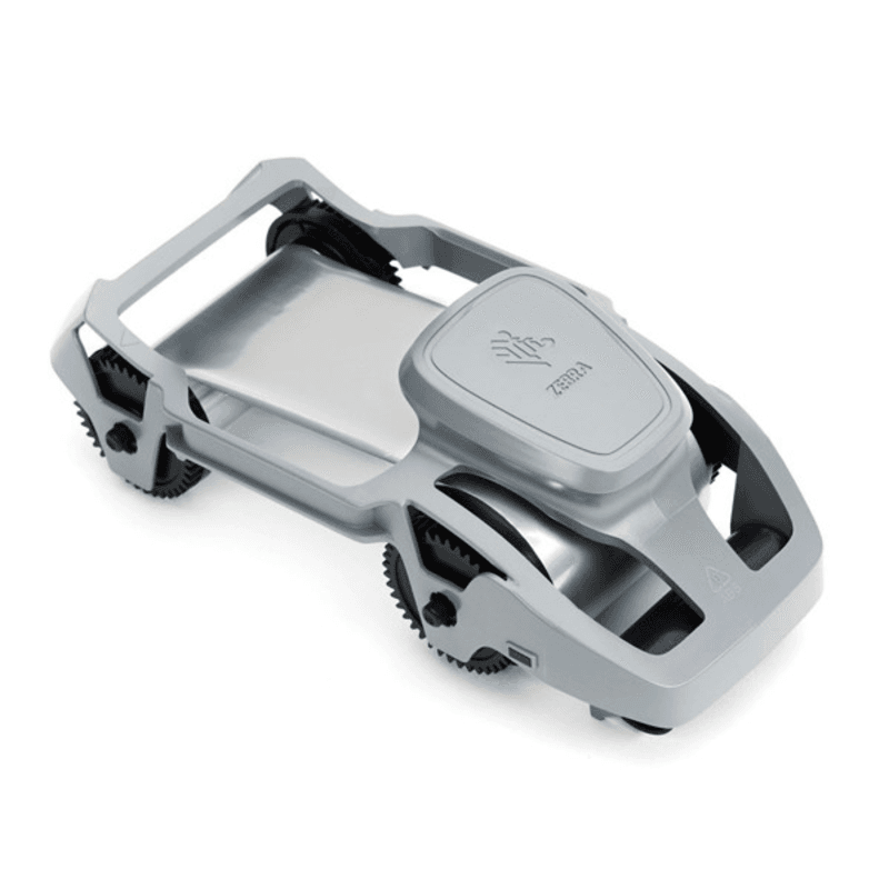 Kaseta ze srebrną taśmą metaliczną Zebra 800300-307 do drukarek kart ZC100 i ZC300
