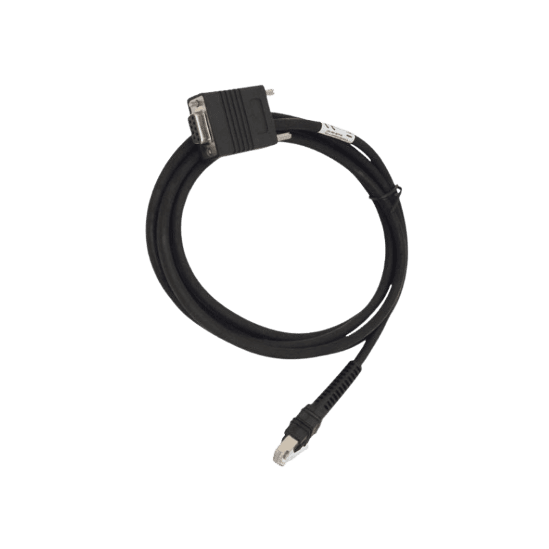 Kabel RS232 2m Zebra CBA-R07-S07PAR do skanerów kodów kreskowych — wtyczka DB9 Female