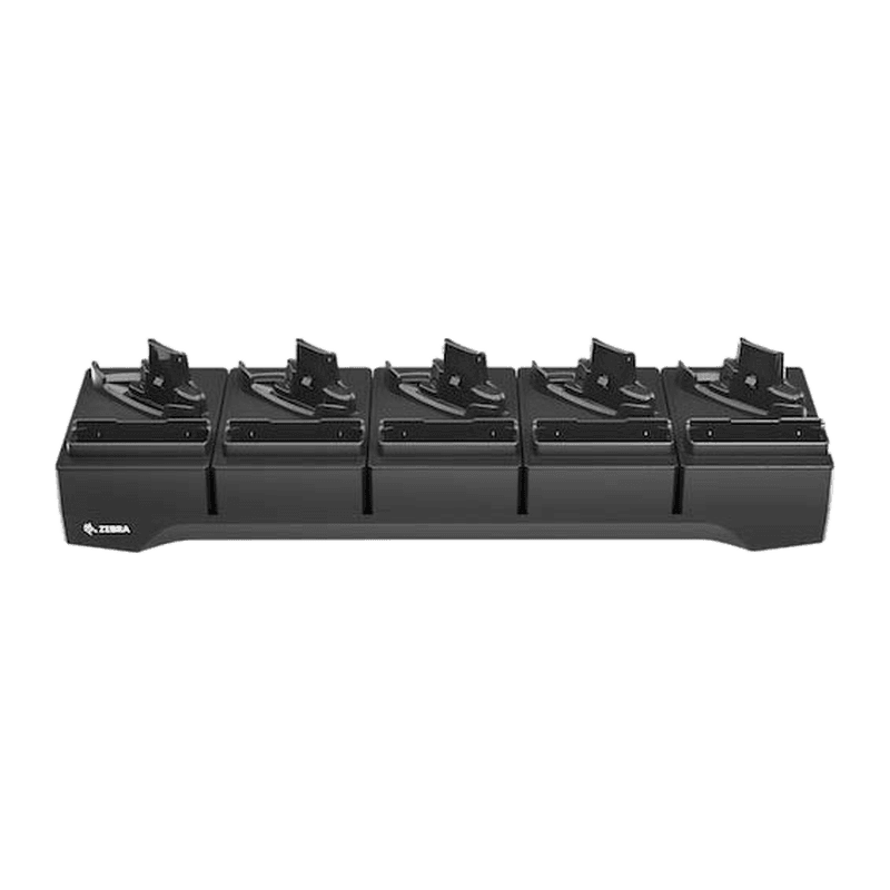 Stacja Ethernet Zebra WT6400 5-gniazdowa — pięć gniazd terminali i pięć gniazd baterii (terminale sprzedawane osobno)