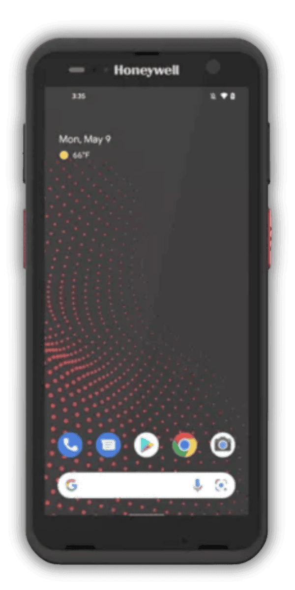 Honeywell CT70 — widok z przodu, ekran 6 cali FHD+ z Gorilla Glass Victus