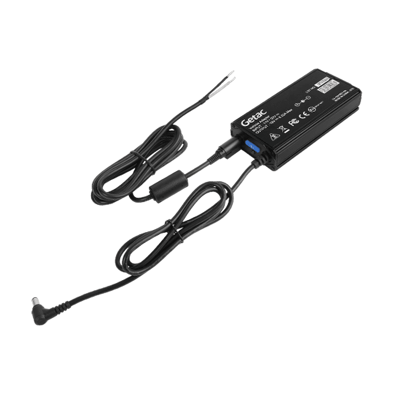 Zasilacz samochodowy 120 W Getac GAD2X8 z przewodem wejściowym zakończonym odizolowanymi żyłami