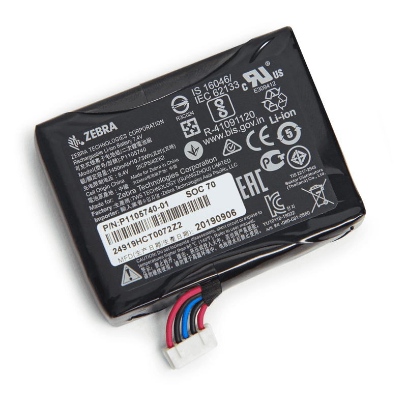 Bateria 1500 mAh do Zebra ZQ210