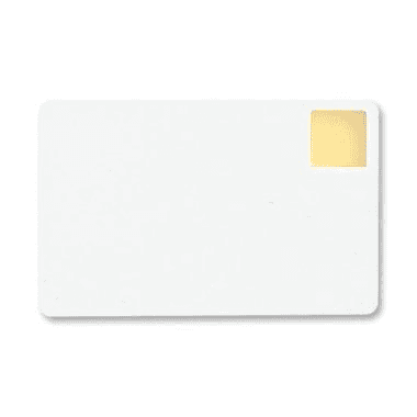 Karta PVC HoloPatch ze złotym polem pod znak HoloKote
