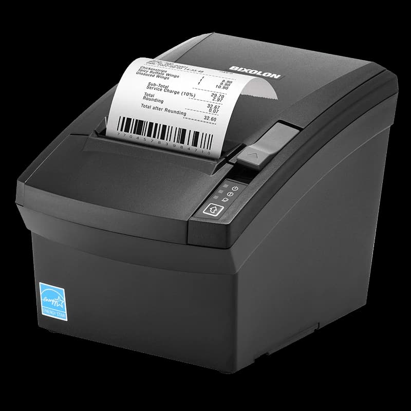 BIXOLON SRP-330III — widok z przodu pod kątem