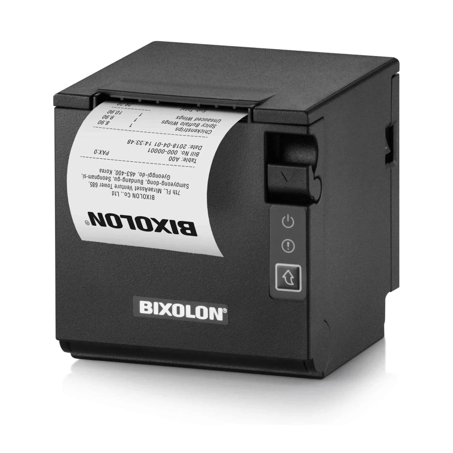 BIXOLON SRP-Q200 — wydruk paragonu z przodu