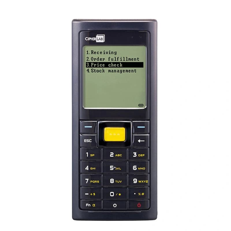 CipherLab 8200 — kolektor danych cOS; wyposażenie zależy od konfiguracji