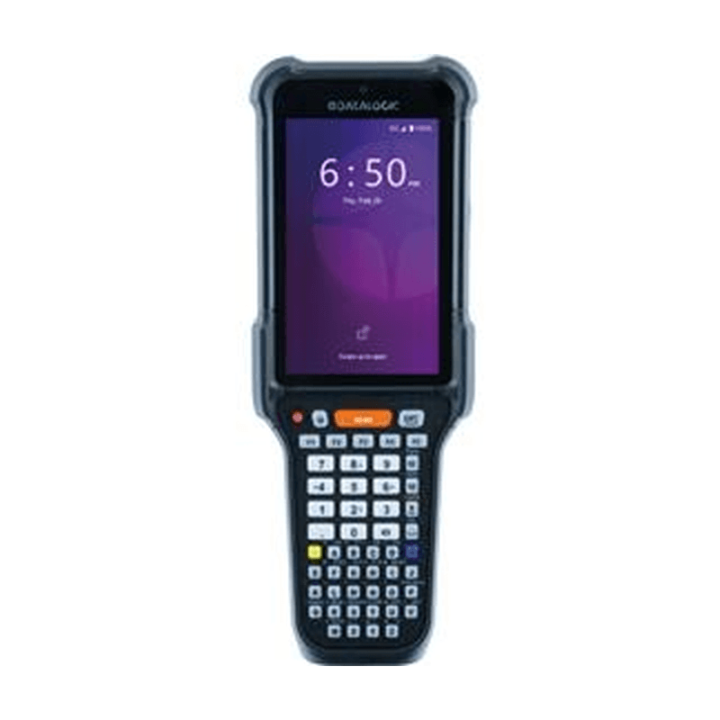 Datalogic Falcon X60 — widok z przodu, ekran 4,3 cala i podświetlana klawiatura