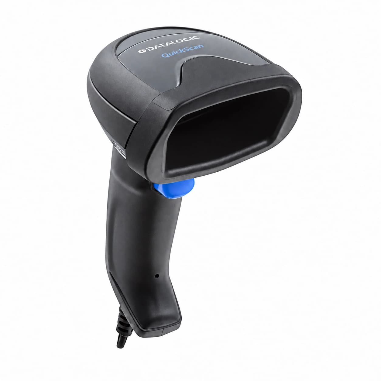 Datalogic QuickScan QW2520 — sam czytnik bez podstawki, pionowe ujęcie pod kątem