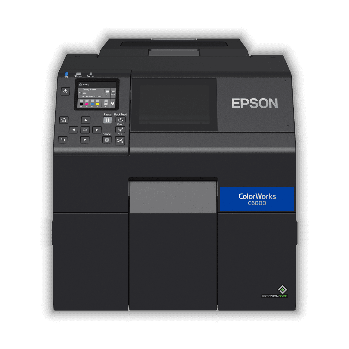 Epson ColorWorks C6000Ae — przemysłowa kolorowa drukarka etykiet z gilotyną