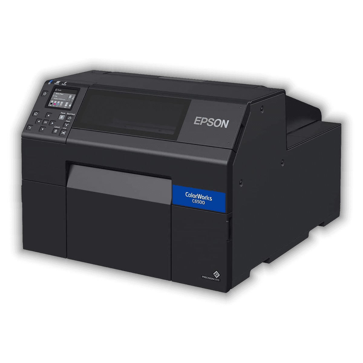 Epson ColorWorks C6500Ae — przemysłowa kolorowa drukarka etykiet 8 cali z gilotyną