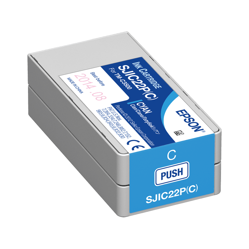 Wkład z tuszem Epson SJIC22P(C) cyan (błękitny)