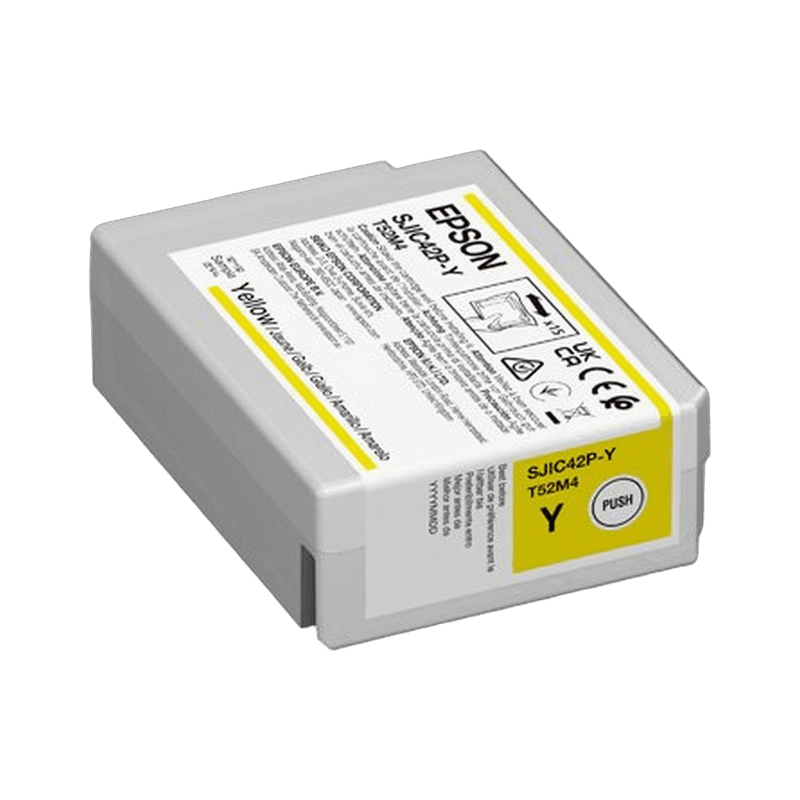 Wkład z tuszem Epson SJIC42P do ColorWorks C4000e, kolor żółty