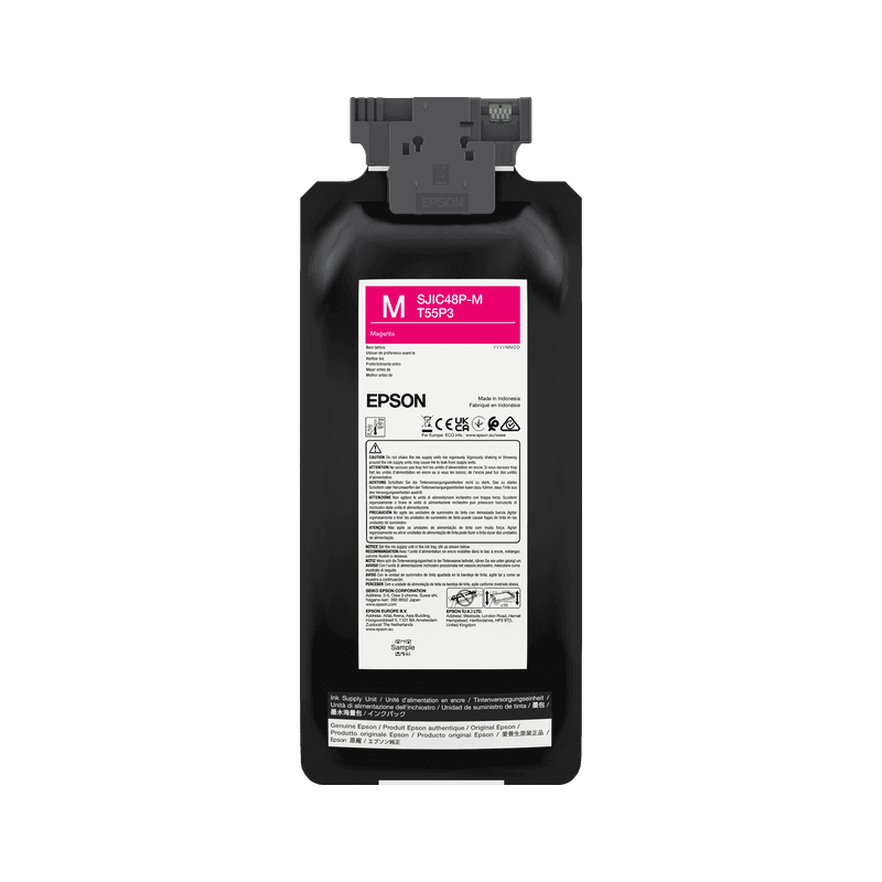 Worek z tuszem Epson SJIC48P-M magenta (purpurowy) 480 ml do ColorWorks C8000e
