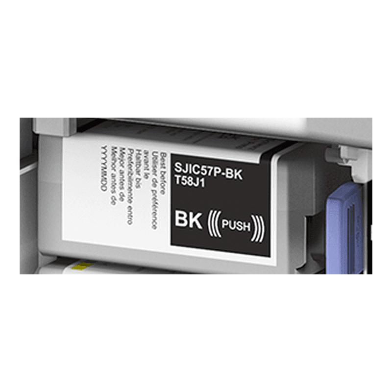 Wkład z tuszem Epson SJIC57P-BK czarny w komorze drukarki ColorWorks D3800e