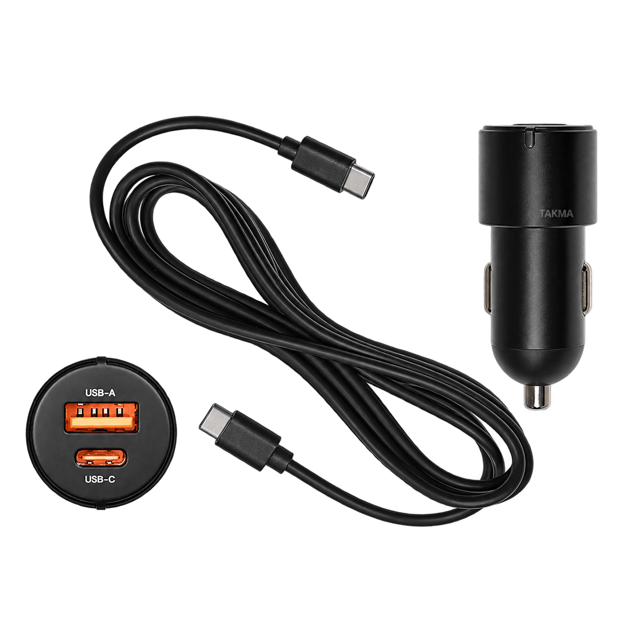 Ładowarka samochodowa Newland USB-A / USB-C — przewód 1,5 m — NLS-CPA-UNIV