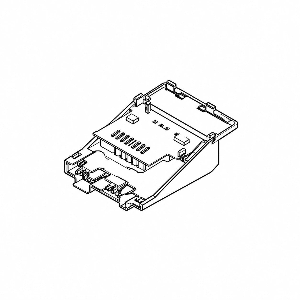 Interfejs RS-232C SATO CT4-LX — WWCT0506N, rysunek katalogowy