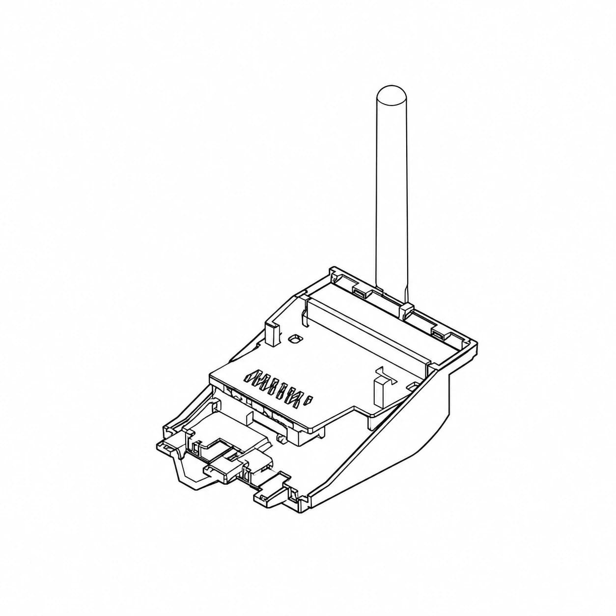 Moduł Wi-Fi i Bluetooth SATO CT4-LX — WWCT0505N, rysunek katalogowy