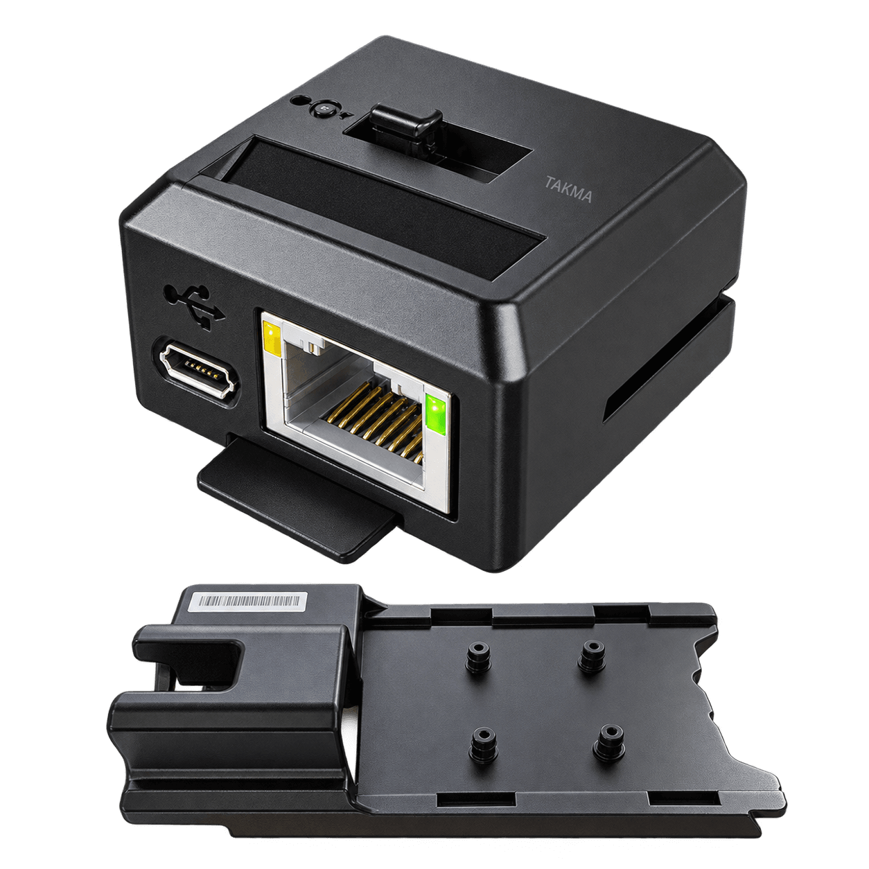 Moduł Ethernet Zebra z uchwytem — do stacji USB — widok akcesorium