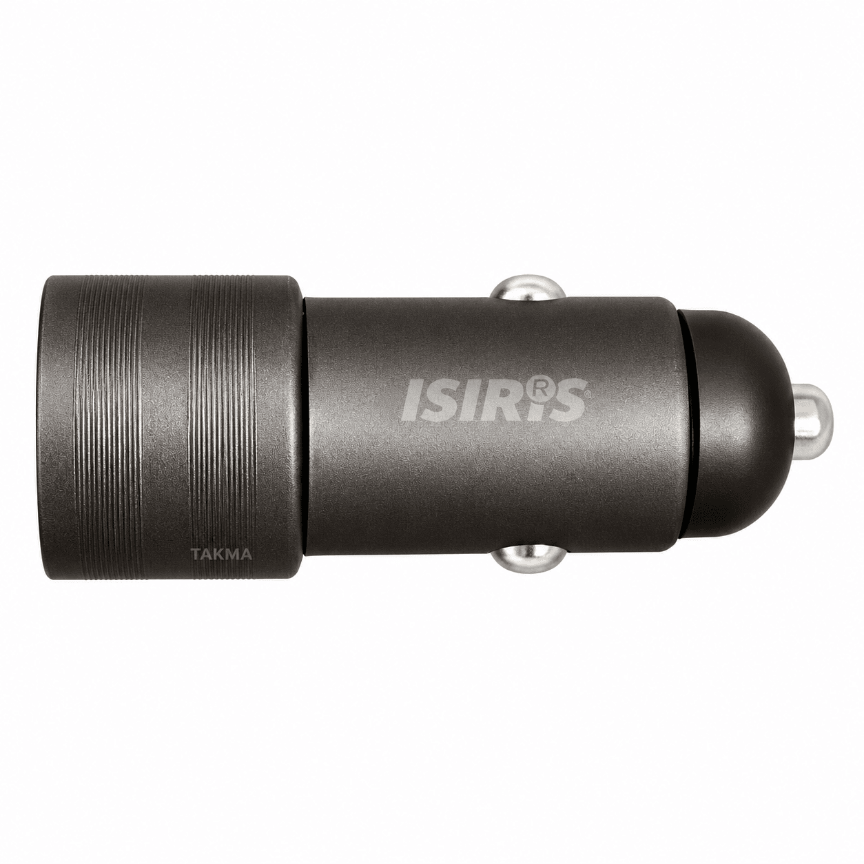 Zasilacz pojazdowy Isiris USB-C — 12–24 V DC — widok akcesorium