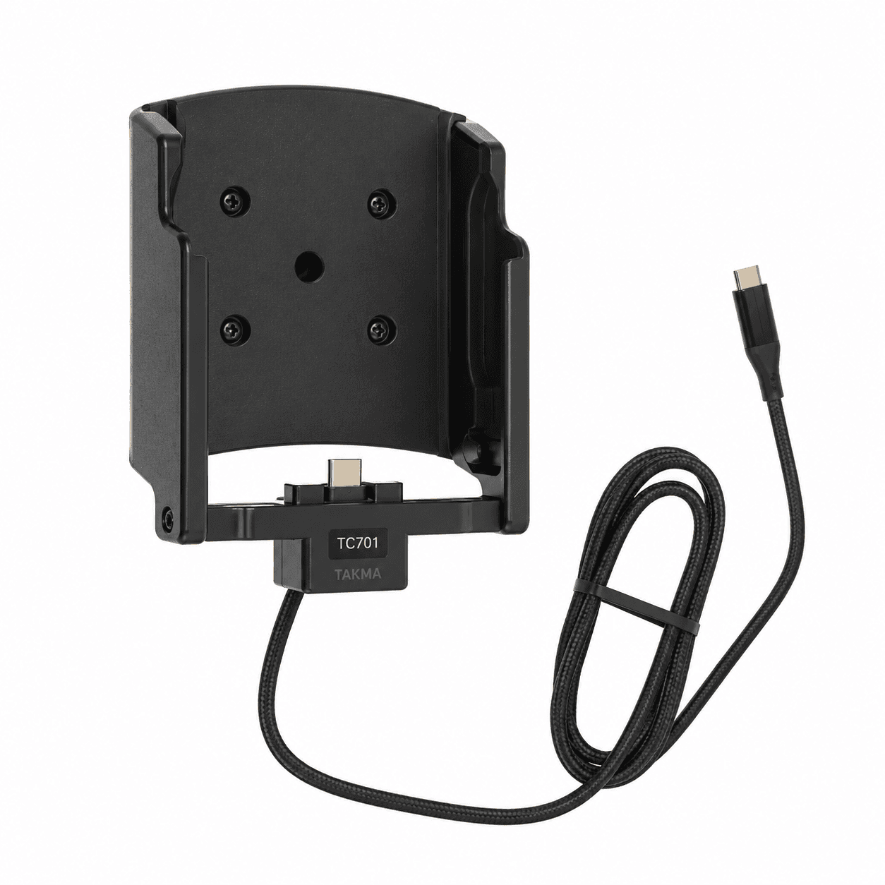 Uchwyt pojazdowy ProClip Zebra TC701 — USB-C — widok akcesorium