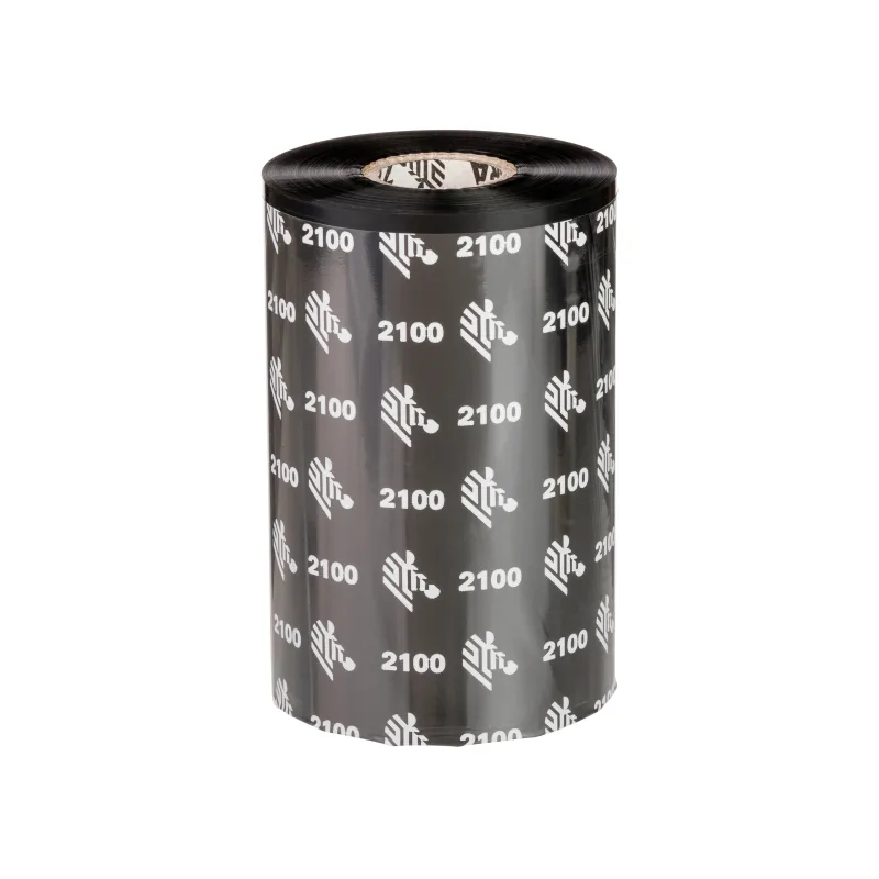 Taśma termotransferowa Zebra 2100 European Wax 60×450 mm/m (rdzeń 25 mm) — zdjęcie 1