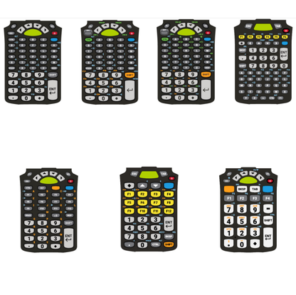 7 wymiennych klawiatur terminala Zebra MC9400 — od 29 do 58 klawiszy
