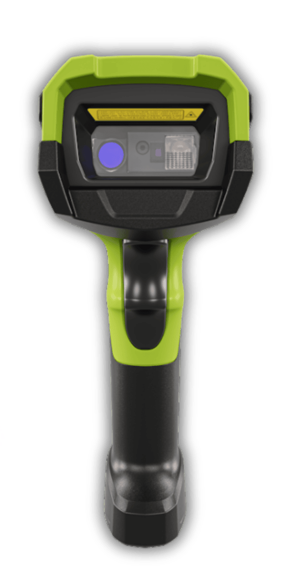 Czytnik kodów kreskowych Zebra DS3608-XR — skaner ultra-rugged do magazynu, zasięg 32 m