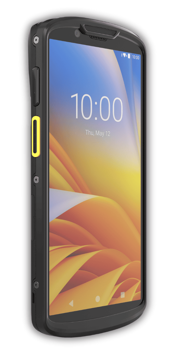 Terminal mobilny Zebra TC58e — obudowa IP68, widok z tyłu